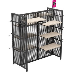 Resim Orta Gondol - beyaz / beyaz / 8Raf+2U+30Çubuk 