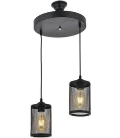 Resim Kafes 2li Siyah Sarkıt Siyah 