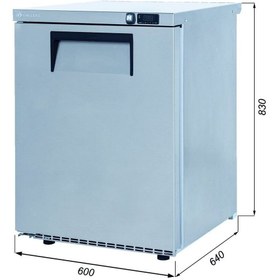 Resim Galleyz Tezgah Altı Mini Dondurucu - 1 Kapılı - 140 Litre 