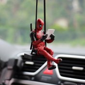 Resim 1 Adet Deadpool Araç Süsü - Eğlenceli Tasarım, Dayanıklı PVC Araç İçi Dekorasyonu, Siyah & Kırmızı Renk Şeması ile Sağlam Yapı - Hayranlar İçin Mükemmel Tatil ve Mezuniyet Hediyesi, Araç Aksesuarları, Gösterge Paneli Figürü, Detaylı İşçilik, Koleksiyonluk Figür, Çizgi Roman Severler İçin 