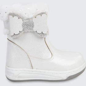 Resim Civil Boots Kız Çocuk Kürklü Vakko Bot 21-25 Numara Beyaz 