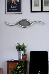 Resim Fer Avize Ezgi Modern Tasarım Siyah Renk Gün Işığı Ledli Banyo - Mutfak - Salon Led Duvar Aplik 