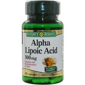 Resim Nature's Bounty Alpha Lipoic Acid 100 mg 60 Kapsül 