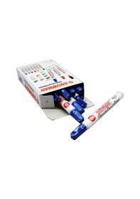 Resim Snowman Beyaz Tahta Kalemi Bg-12 Mavi - 12 Adet Yuvarlak Uç Pra-108840-7417 Çok Renkli 