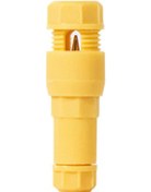 Resim Yunboo Siyah Nilon Bahçe Işığı Bağlantısı, Dış Mekan Elektrikli Kablo Soketi, Değişkenli Tap Bağlayıcı - 1 Adet 