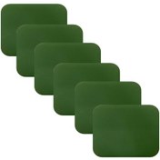 Resim Knsz oturma minderi 6 lı zengin&mağrur&uslu yşl suni deri tel bar sandalyesi için 