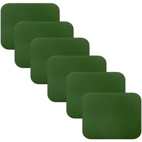 Resim Knsz oturma minderi 6 lı zengin&mağrur&uslu yşl suni deri tel bar sandalyesi için 