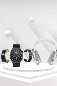 Resim Yeni Nesil Sesli Görüşme Akıllı Saat Ve Powerbank Çoklu Şarj Girişli Bluetooth Kulaklık Nabız Ölçer 