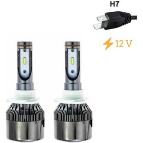 Resim Space Led Far Ampulü Beyaz H7 36w 4800lm 12v / Laam803 Renkli 