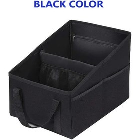 Resim Dashanshop Siyah, 9.84 12.2 9.84 İnç Araç Kolçak Organizatörü, Katlanır Çok Bölmeli Saklama Kutusu 