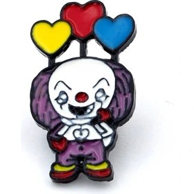 Resim Solfera Pennywıse Stephen Kıng It Palyaço Metal Broş Pin Rozet RZ024 
