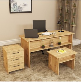 Resim Kalender Dekor Merkür-1-2-3 Ofis Büro Masası Takımı 