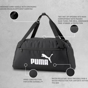 Resim Puma Phase Sports - Unisex Siyah Spor Çanta - 078033 01 