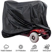 Resim Toz Geçirmez Elektrikli Scooter Yağmur Kılıfı 140 X 66 X 91 Cm 