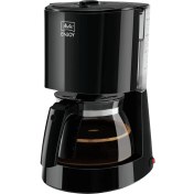 Resim KORONA Siyah Kahve Makinesi, 5 Fincan Filtre Kahve Otomatı ,600 Watt Cam Sürahili 