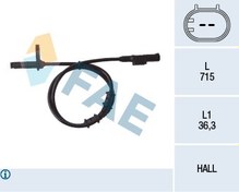 Resim FAE 78107 | Mercedes Benz E Serisi W211 Ön Tekerlek Abs Sensörü FAE Marka 