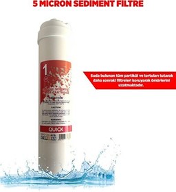 Resim Sulook 3'lü Su Arıtma Filtre Seti Kapalı Kasa Su Arıtma Filtresi 