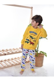 Resim TUGSE My Dınosaurs Çocuk Pijama Takım 