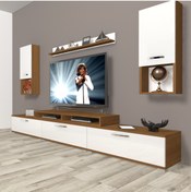 Resim Decoraktiv Ekoflex 270da Slm Tv Ünitesi Tv Sehpası - Ceviz - Beyaz 