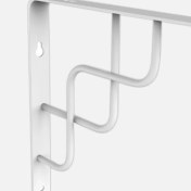 Resim Endpa Zigzag Raf Konsolu Beyaz 