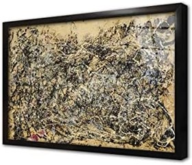 Resim Soyut Görsel Çerçeveli Cam Tablo 20x30 cm CB24107 