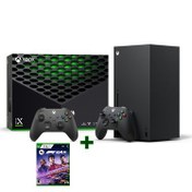 Resim Microsoft Xbox Series X CD'li 1 TB YD + 2 Kol + Oyun | Siyah 