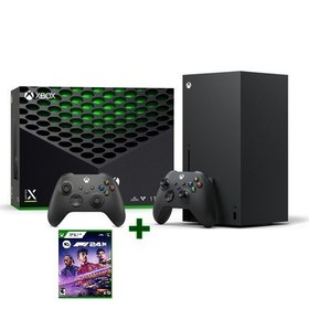 Resim Microsoft Xbox Series X CD'li 1 TB YD + 2 Kol + Oyun | Siyah 