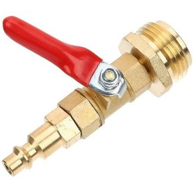 Resim Kışa Hazırlama Adaptörü Pirinç Kışa Hazırlama Bağlantı Parçası Kolay Patlamalar Su Hortumu Bağlantısı 1/4 Dış Dişli P202411261207 8x3cm . 