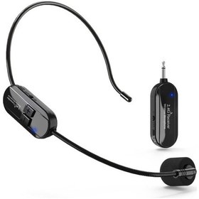 Resim 1'e 1 3,5 Mm Arayüz Kablosuz Başa Monte Kondenser Mikrofon Uğultu Önleyici Hoparlör 