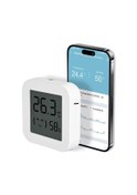 Resim Dofolink Bluetooth Akıllı Sıcaklık Nem Ölçer, Dijital Sensör, Gerçek Zamanlı Ölçüm, Uygulama Uyarıları, Ev Ofis İçin 