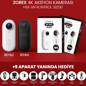 Resim ZOREX 4K Aksiyon Kamerası | Ultra HD, Su Geçirmez, Geniş Açı Lens 
