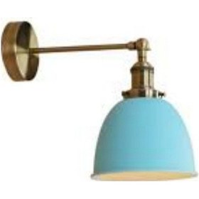 Resim Mylights Bronz Eskitme Mavi Başlıklı Hareketli Aplik Duvar Lamb Eskitme 