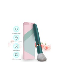 Resim Loveross Makyaj Fırçası Şeklinde Kamuflajlı Isıtmalı Usb Şarjlı Vibratör 