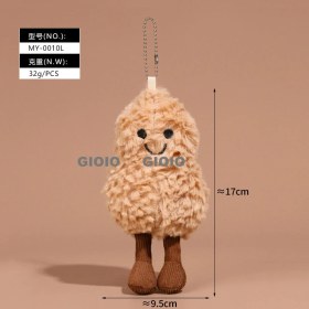 Resim Silver1 Yeni Yumurta Bebek Parti Peluş Oyuncaklar Çanta Çekicilik Bebek Bebek Pratik Bebek Anahtarlık (Yurt Dışından) 