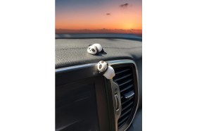 Resim Shhobi 1 Adet Mini Panda Araç Içi Aksesuar, Araba Torpido Süsü Torpido Aksesuar , Klima Süsü, Panda Dekor, Masa Dekoru, Dikiz Aynası Süsü 