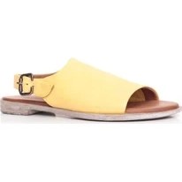 Resim Bueno Shoes Önden Açık Deri Kadın Düz Sandalet 9N5000 