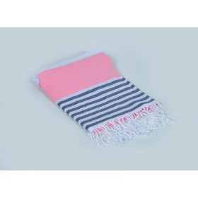 Resim Marin Peştemal (Pembe) %100 Pamuk 90*180 Banyo-Plaj Havlusu 
