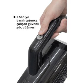 Resim Kiwi KVC-4109 2'si 1 Arada Dikey Elektrikli Süpürge 800 ml HEPA Filtreli Toz Haznesi ile Sessiz Temizlik 