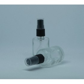 Resim Boş Parfüm ve Kolonya Şişesi 12 ml (5 Adet)(TEKRAR DOLDURULABİLİR) Boş Plastik Siyah Sprey 
