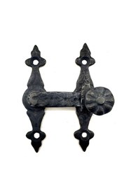 Resim Antika Tarz Dekoratif Pirinç Kapı, Pencere Mandalı - 82x65 Mm, Oksit Tdrtr ANTİK 