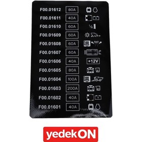 Resim AGCO Etiket - Massey Ferguson / Fendt / Valtra | ACX2552050 