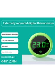 Resim TechStore Kendinden Yapışkanlı LCD Dijital Akvaryum Termometre 