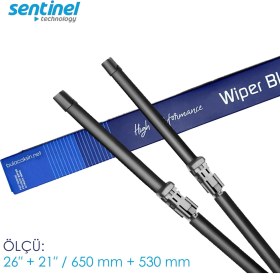 Resim Sentinel Muz Silecek Takımı Audi A6 Avant Sedan 2011-2017 ile Uyumlu 