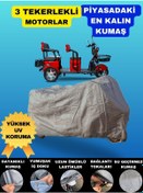 Resim E-mon Capri Premium Yeni Nesil Süper Kalın Motosiklet Brandası Su Geçirmez 