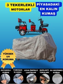 Resim Yuki Yk32 Greta Premium Yeni Nesil Süper Kalın Motosiklet Brandası Su Geçirmez 