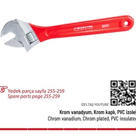 Resim İzeltaş Kurbağacık Anahtar 10 inç 