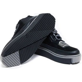 Resim Bestello Bağcıklı Termoplastik Düz Bot 101-bum-06-24k Kadın Bot Siyah 