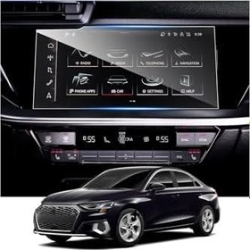Resim Audi A3 2021-2024 Model 10.1 inç Multimedya Navigasyon Uyumlu 9H Nano Ekran Koruyucu 