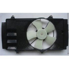 Resim meydan Toyota Yarıs- 00/02 Uyumlu Radyatör Fan Davlumbazı Komple 1.4cc D-4d 16711-0n011 