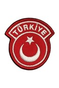 Resim Ex Patch Kore Savaşı Türk Askeri Türkiye Kol Peç Patch - 6x6 cm 